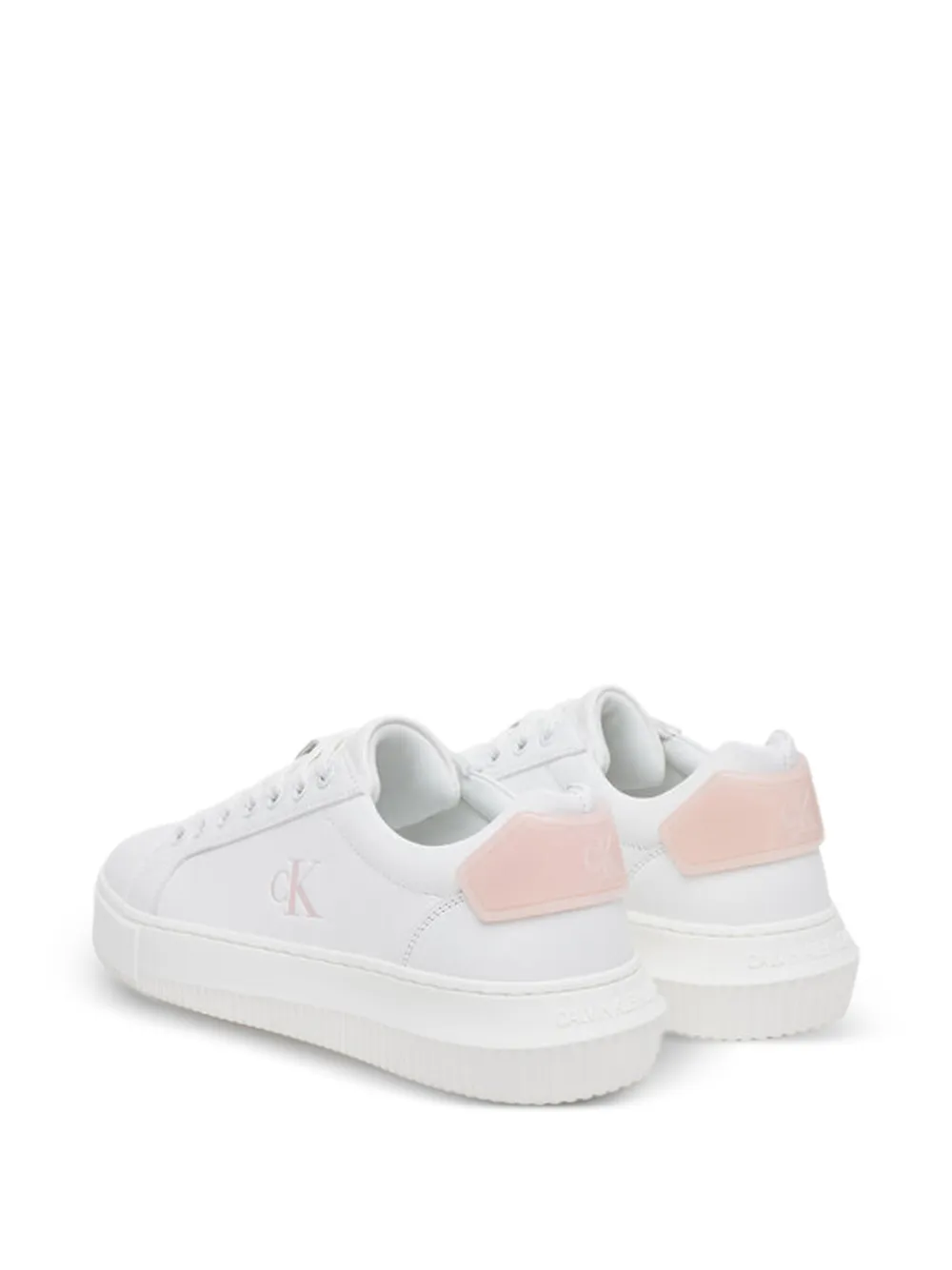 Calvin Klein Leren sneakers Wit