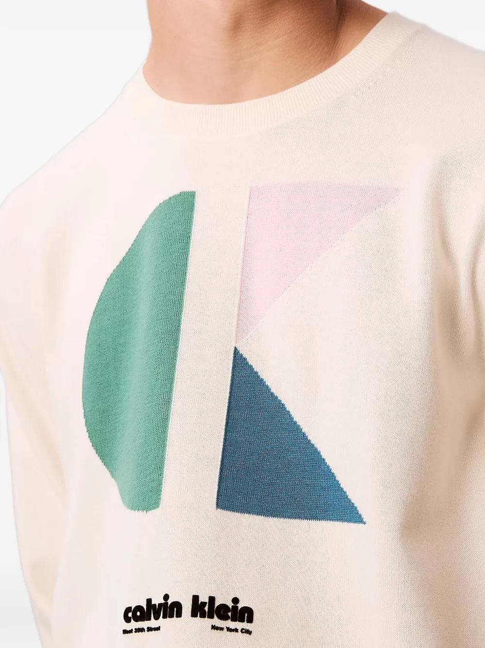  Calvin Klein Graphic Sweatshirt - Neutrals 
