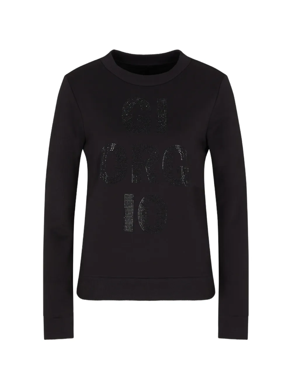 Armani Exchange rhinestone-embellished sweater - Nero