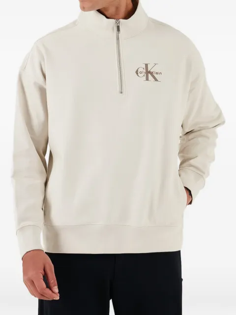 Calvin Klein sudadera con medio cierre