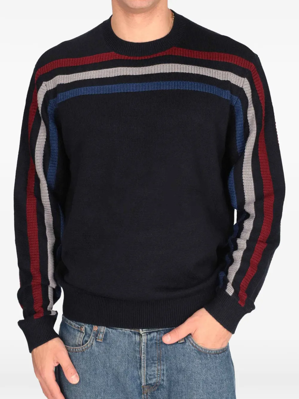 Armani Exchange striped sweater - Blu