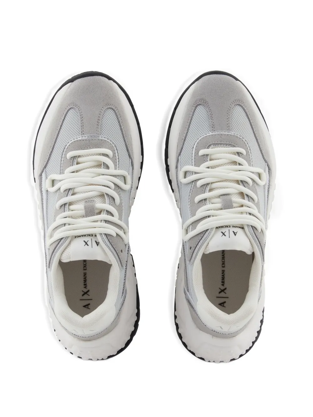 Armani Exchange Sneakers met vlakken Grijs