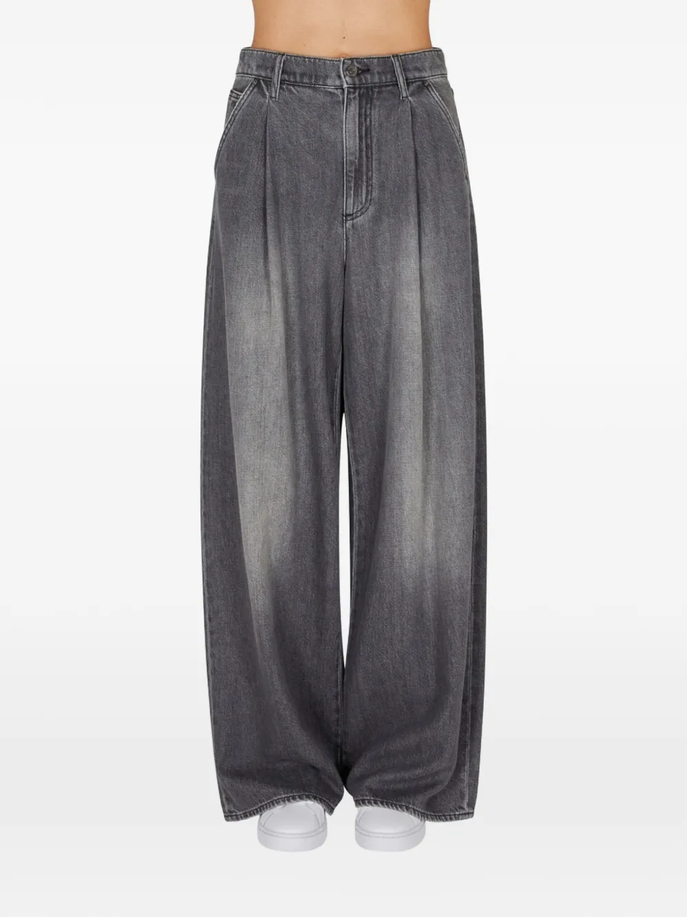  Armani Exchange Pleated Trousers - Grey 