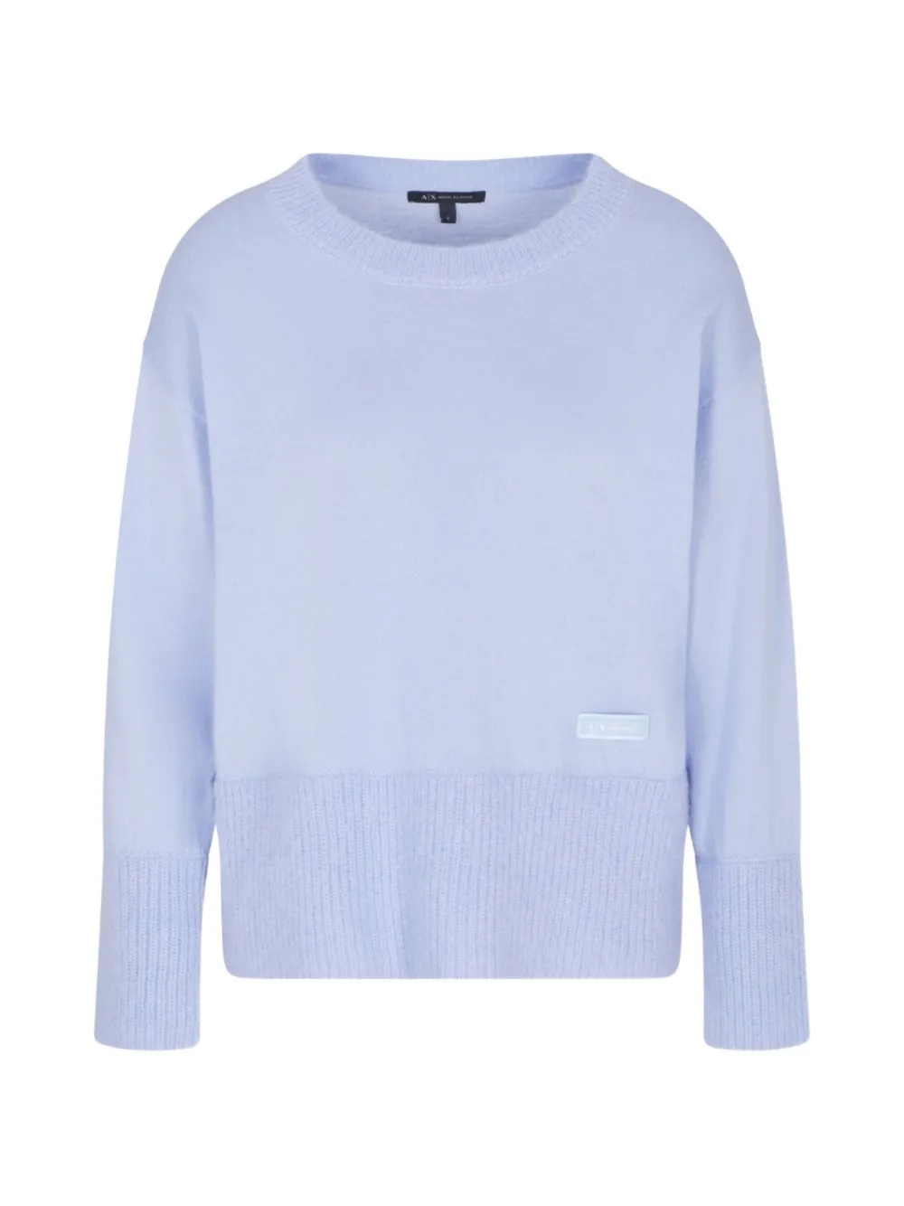 Armani Exchange logo-detail sweater - Blu