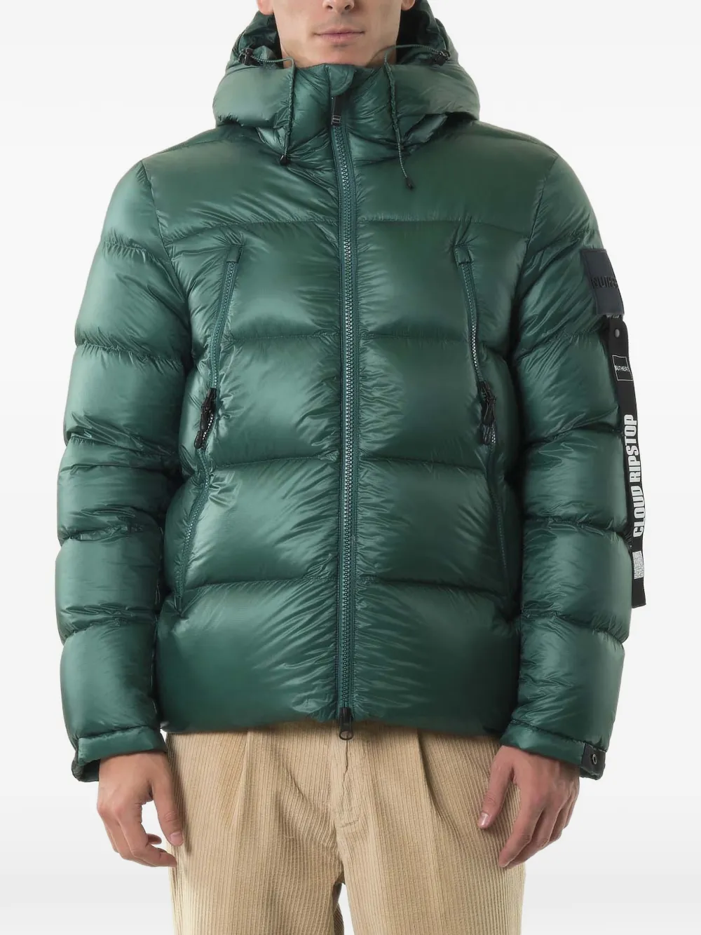Outhere Hooded Puffer Jacket In Green