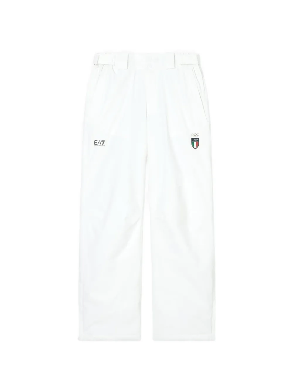 Ea7 Emporio Armani logo trousers - Bianco