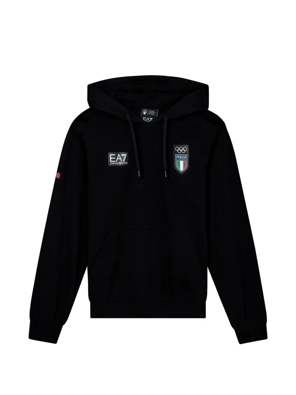 Ea7 Emporio Armani logo-print sweatshirt - Nero