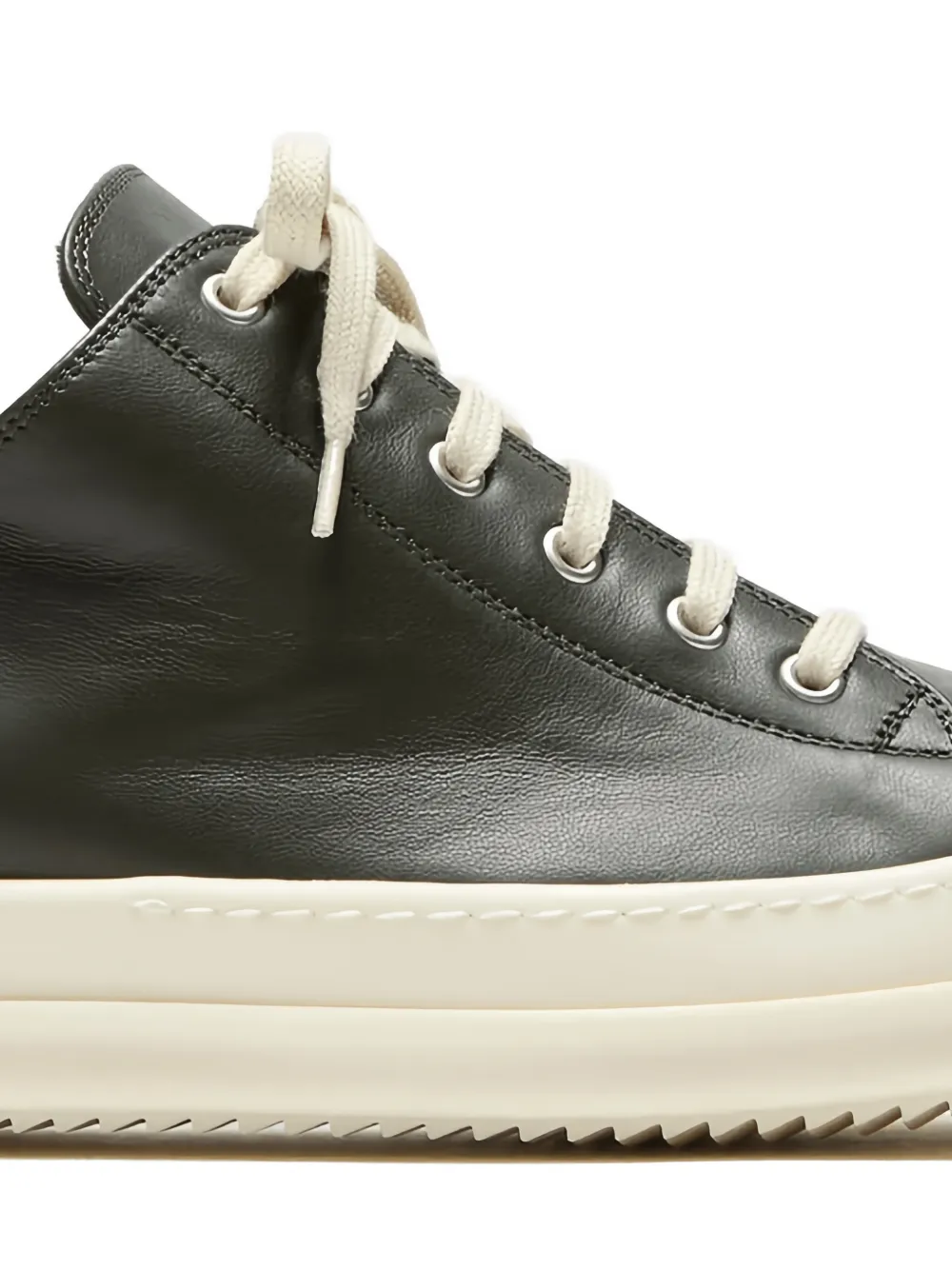 Rick Owens DRKSHDW Porterville Ramones "Forest Milk" sneakers Groen