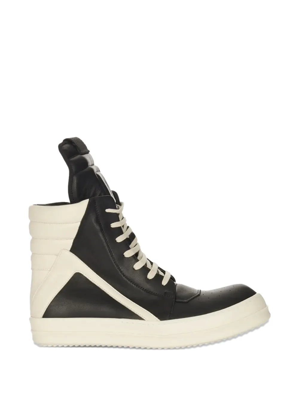 Rick Owens Hollywood Geobasket "Black/Milk" sneakers - Nero
