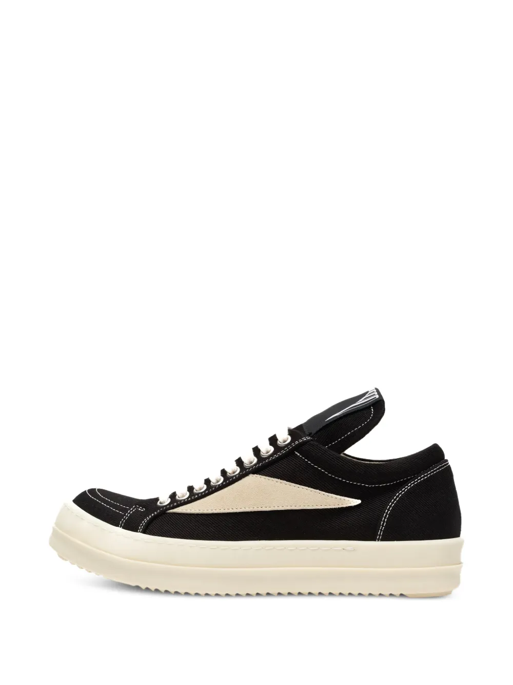 Rick Owens DRKSHDW triangle patch sneakers - Nero