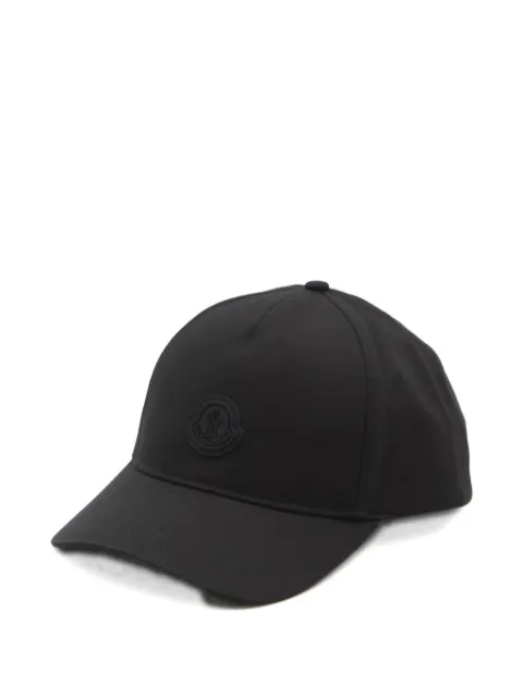 Moncler logo-patch cotton baseball cap