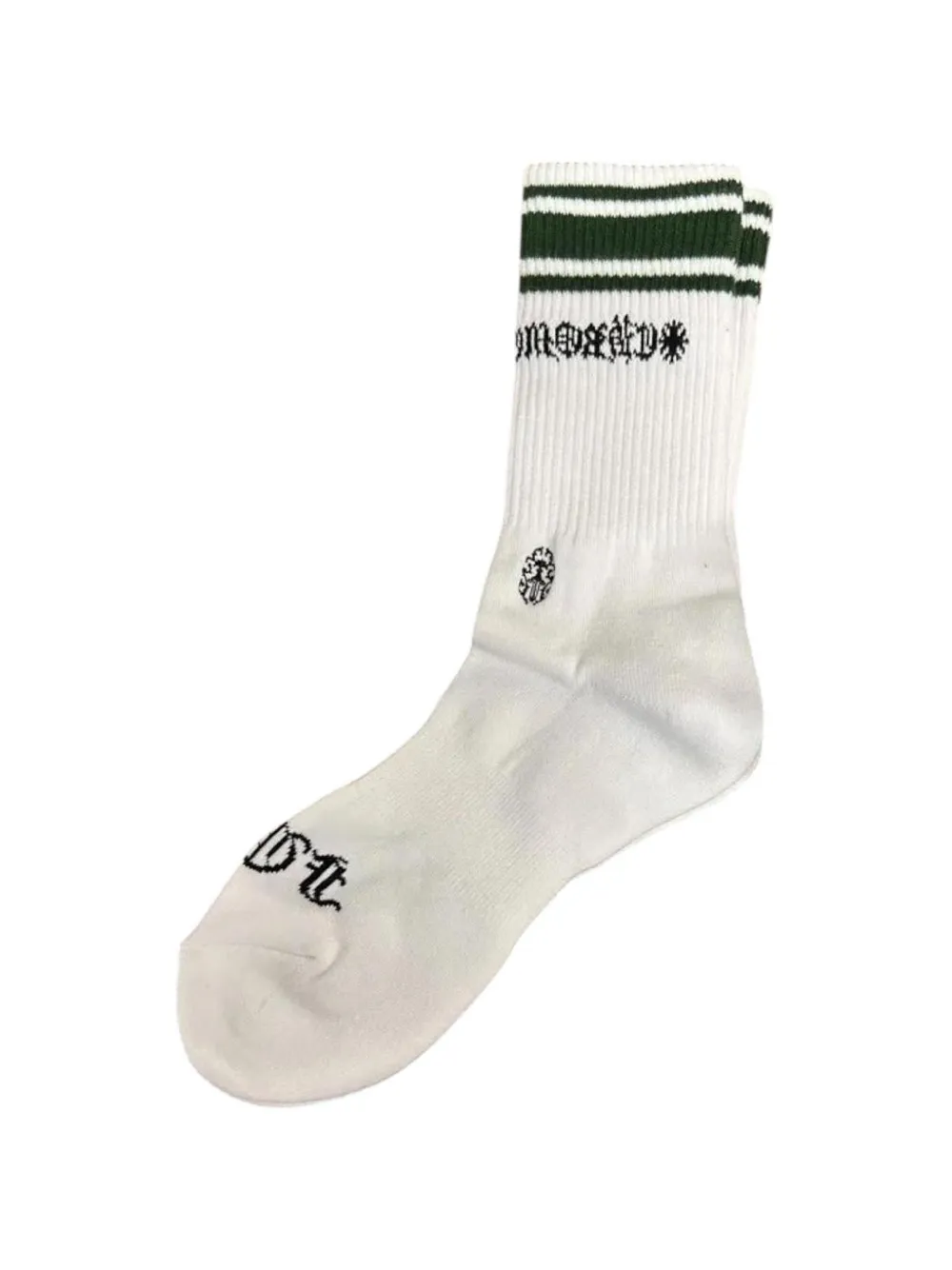 Chrome Hearts striped sport socks - Bianco