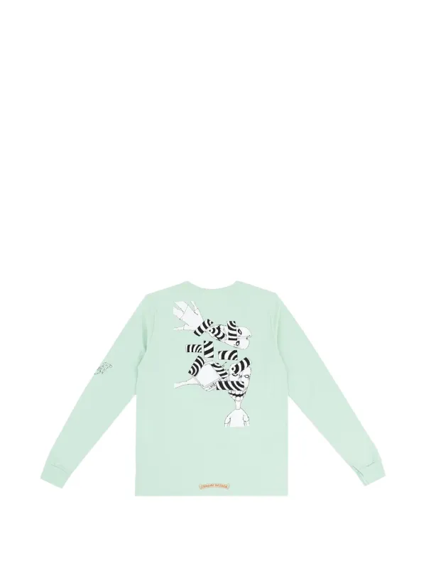 Chrome Hearts Matty Boy Lust long-sleeve T-shirt | Green | FARFETCH