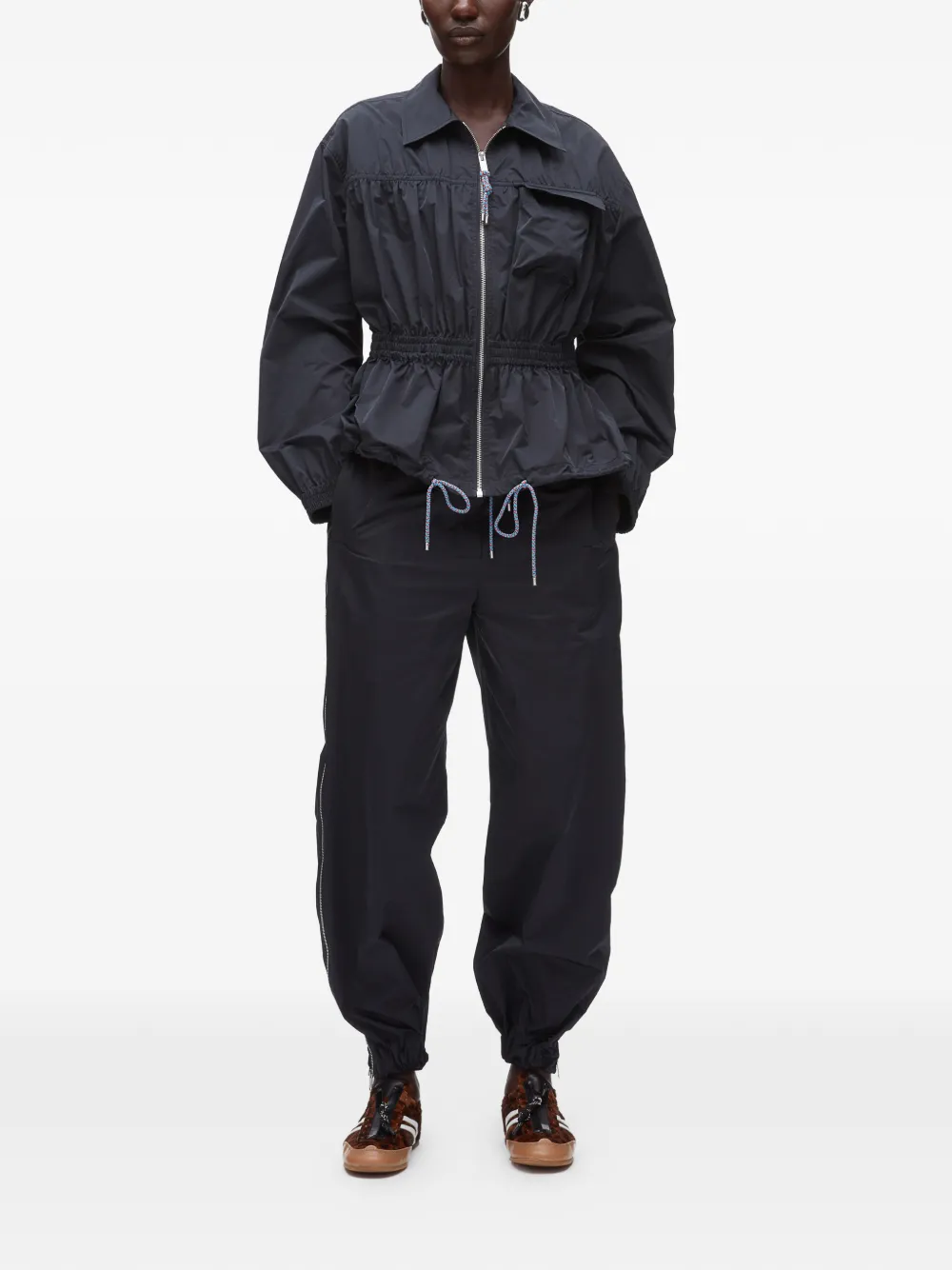 3.1 Phillip Lim Bomberjack met trekkoord Blauw