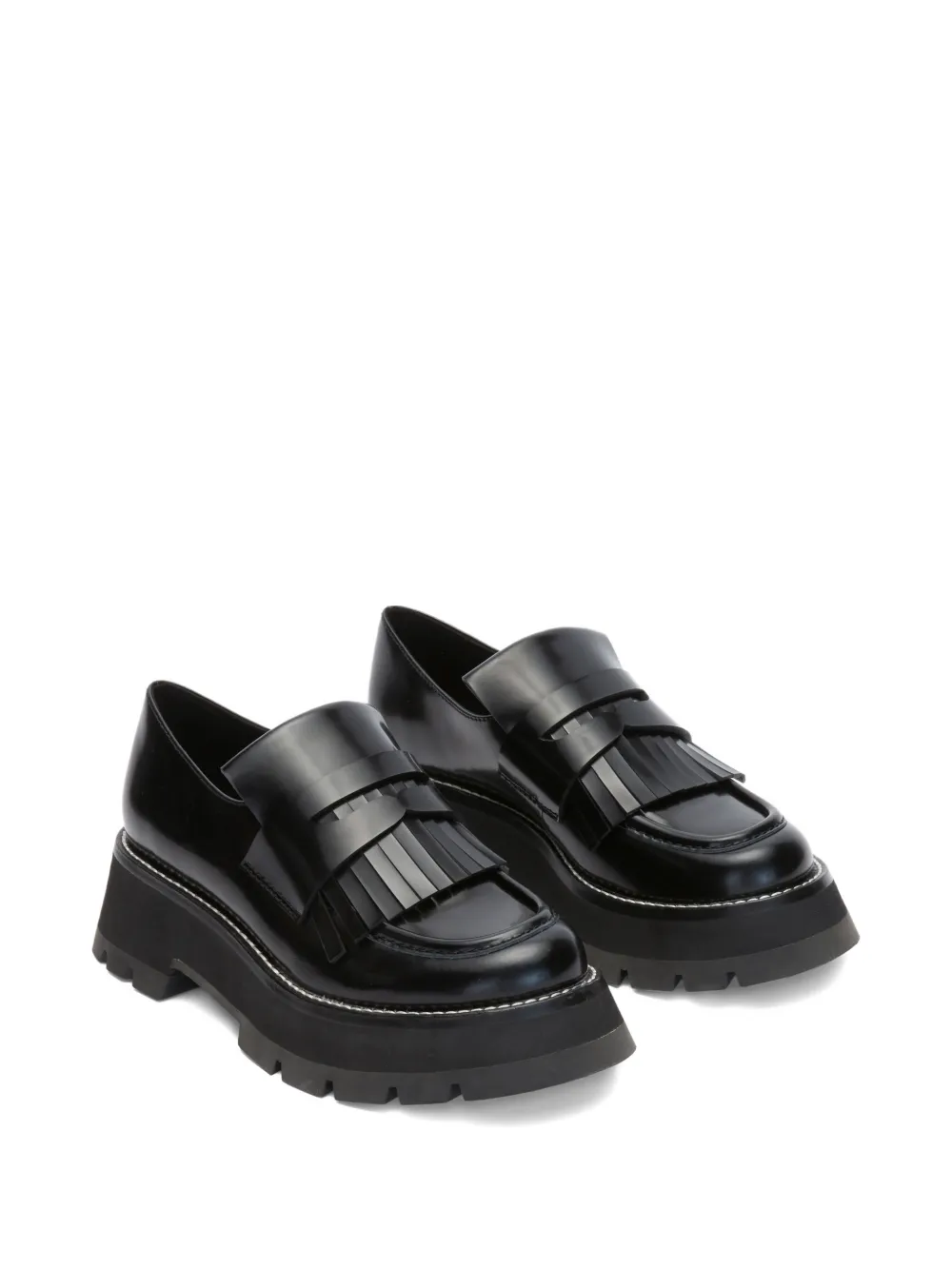 3.1 Phillip Lim Kate leather loafers Zwart