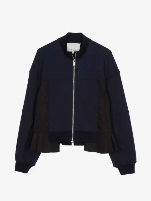 3.1 Phillip Lim panelled zip-up jacket