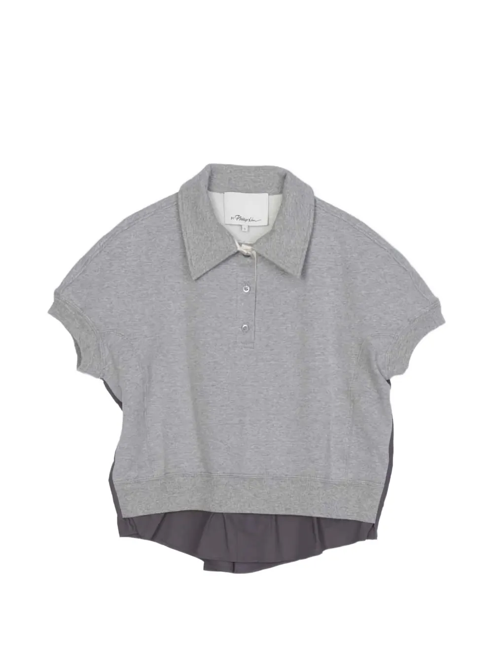 3.1 Phillip Lim collared polo top - Grigio