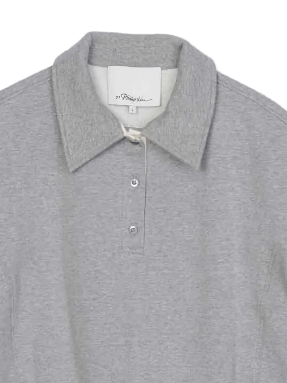 3.1 Phillip Lim Polotop met kraag Grijs
