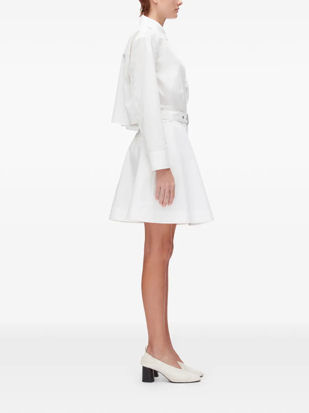 3.1 Phillip Lim Blousejurk met ceintuur Wit