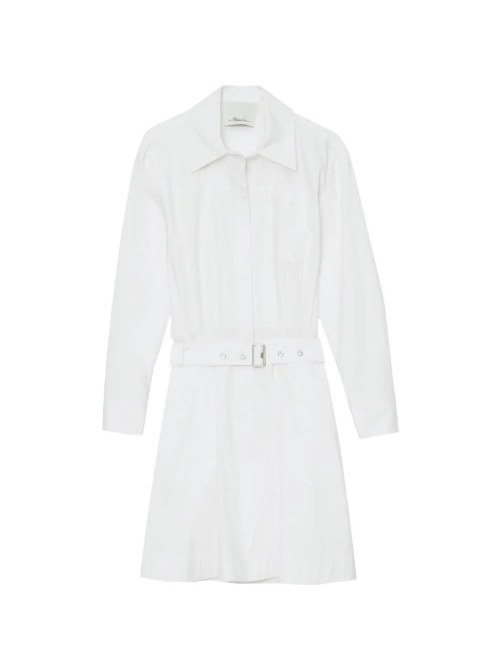 3.1 Phillip Lim Chemisier corto con cintura - Bianco