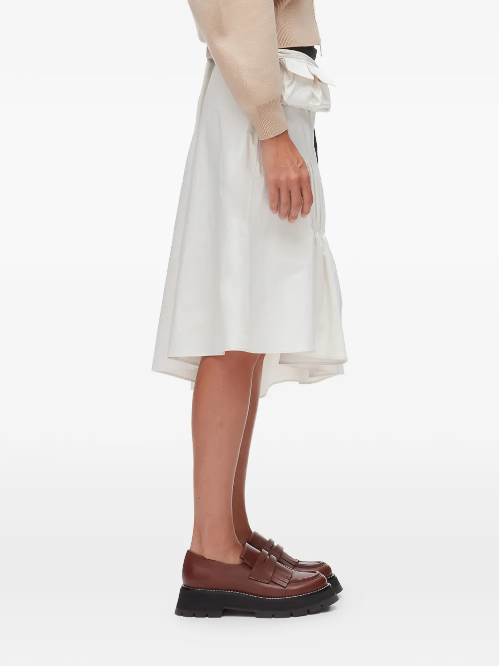 3.1 Phillip Lim Rok met ruches Wit
