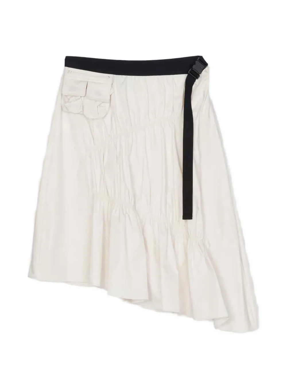 3.1 Phillip Lim ruffled asymmetric skirt - Bianco