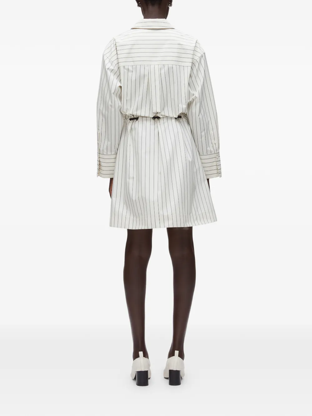 3.1 Phillip Lim Gestreepte mini-jurk Beige