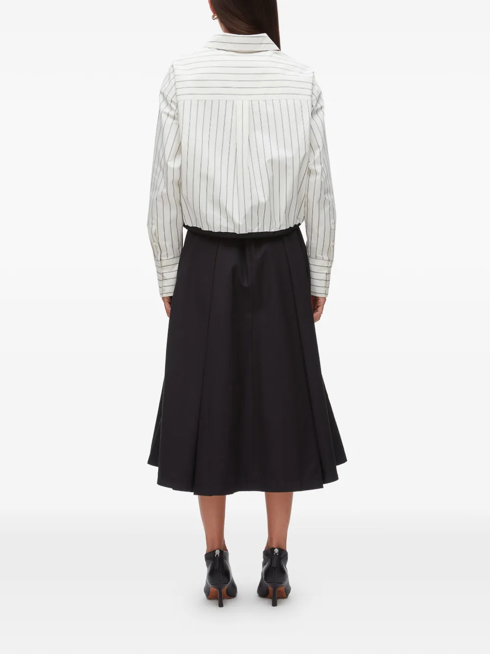 3.1 Phillip Lim Gestreept shirt Zwart