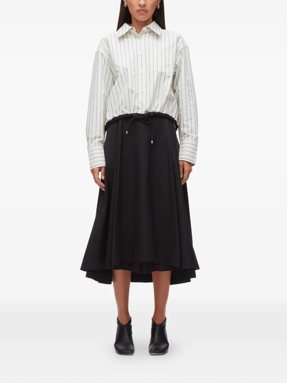 3.1 Phillip Lim Gestreept shirt Zwart