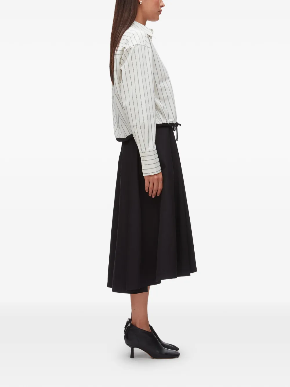 3.1 Phillip Lim Gestreept shirt Zwart