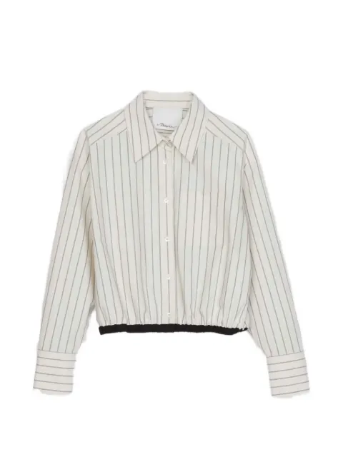 3.1 Phillip Lim striped cropped shirt