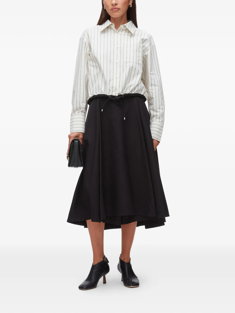 3.1 Phillip Lim Gestreept shirt Zwart