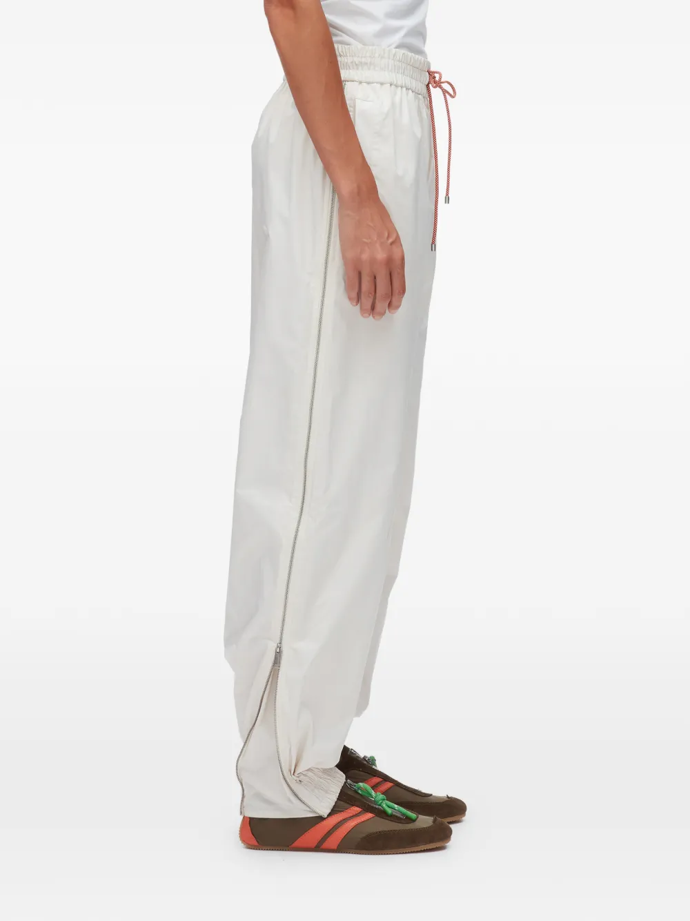 3.1 Phillip Lim Trainingsbroek met trekkoord en rits Beige