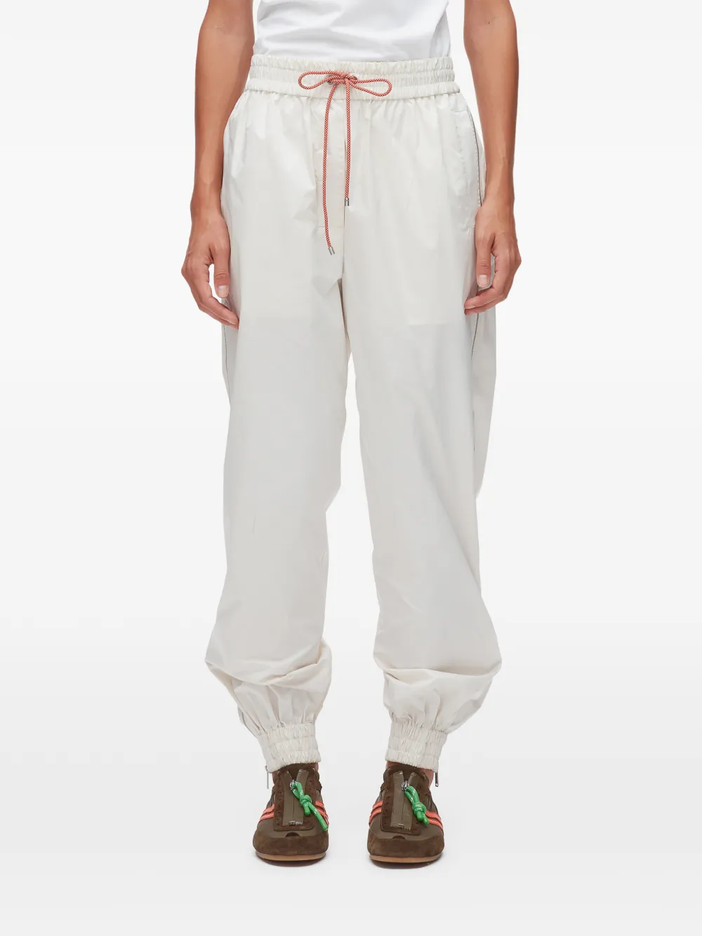  3.1 Phillip Lim Zip-detail Drawstring Trck Pants - Neutrals 