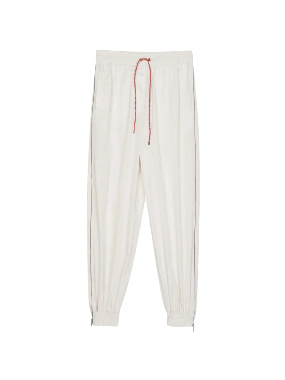3.1 Phillip Lim zip-detail drawstring trck pants - Toni neutri