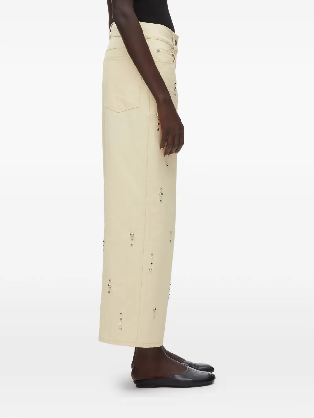 3.1 Phillip Lim Jeans met studs Beige