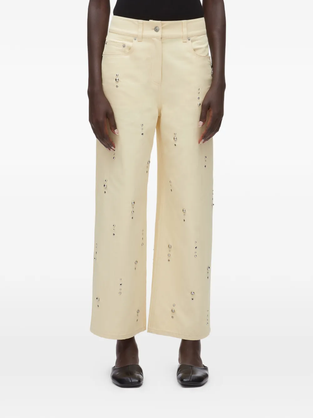 3.1 Phillip Lim Jeans met studs Beige