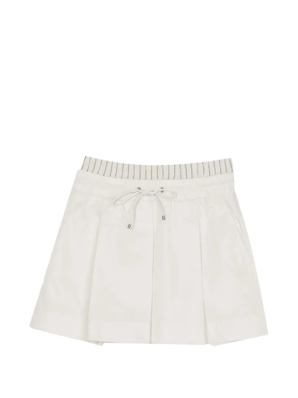 3.1 Phillip Lim drawstring-detail mini skirt - Toni neutri