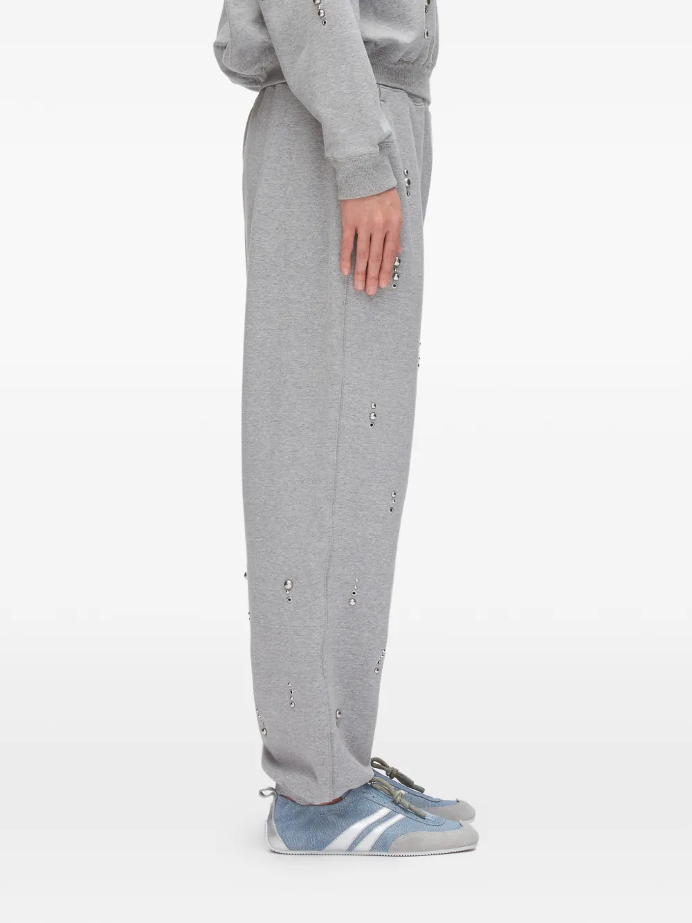 3.1 Phillip Lim Dome verfraaide trainingsbroek Grijs