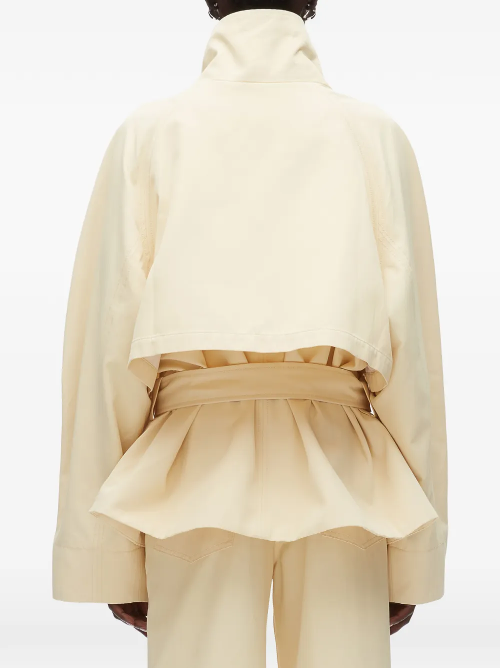 3.1 Phillip Lim Jack met ceintuur en zakken Beige