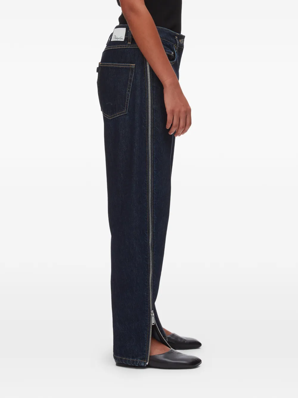 3.1 Phillip Lim Jeans met ritsdetail Blauw