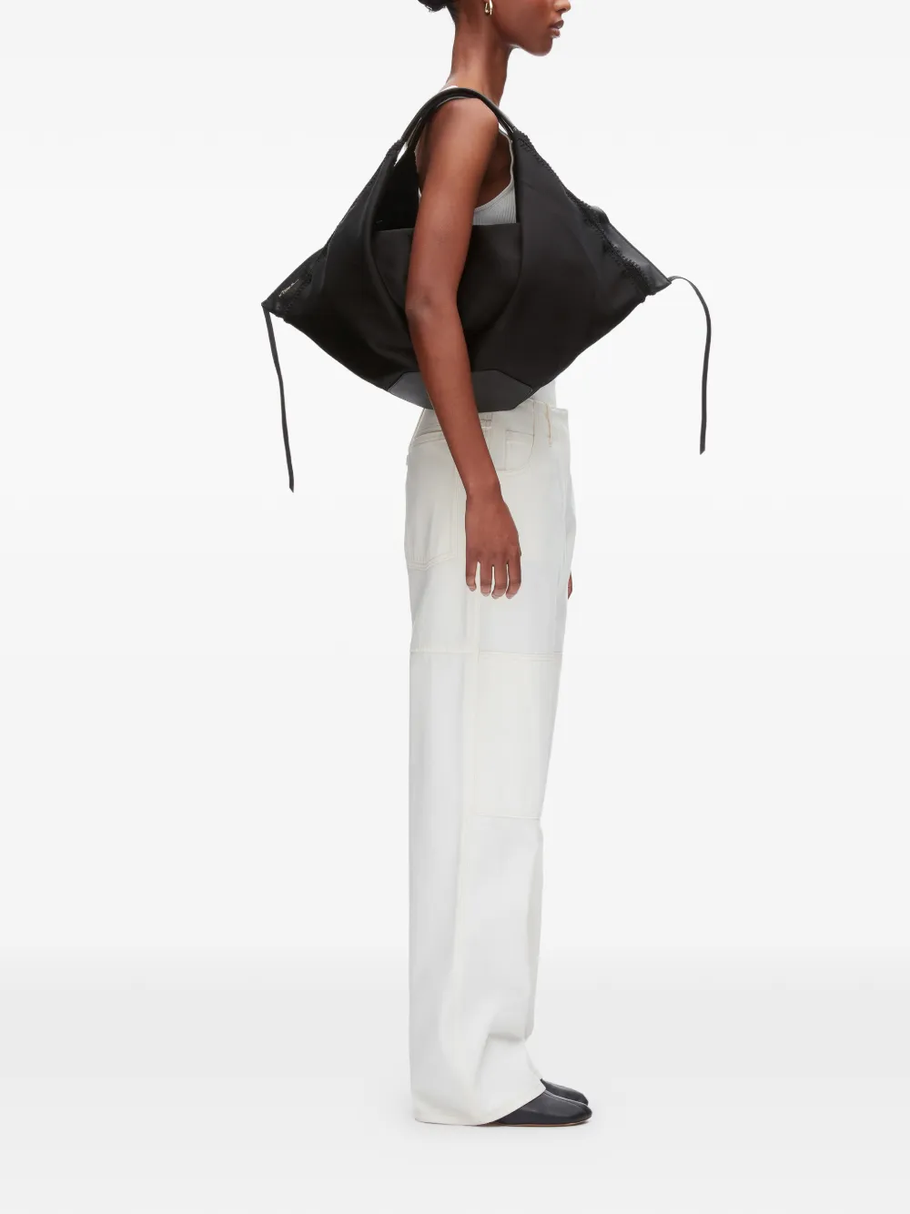3.1 Phillip Lim Medium Luna shopper Zwart