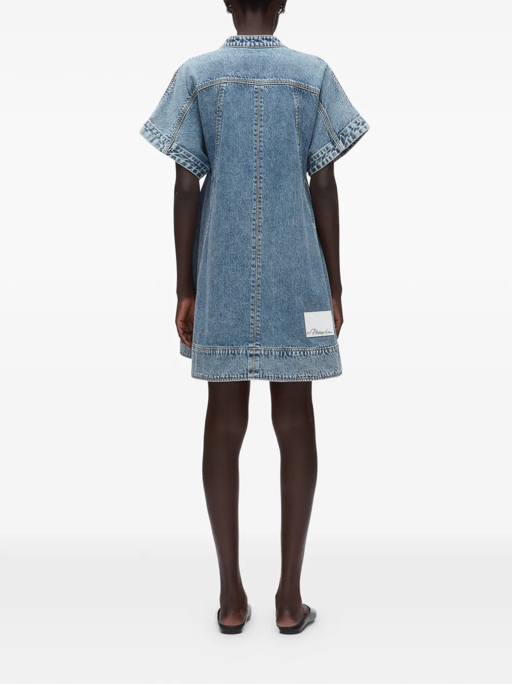 3.1 Phillip Lim Jurk met korte mouwen Blauw