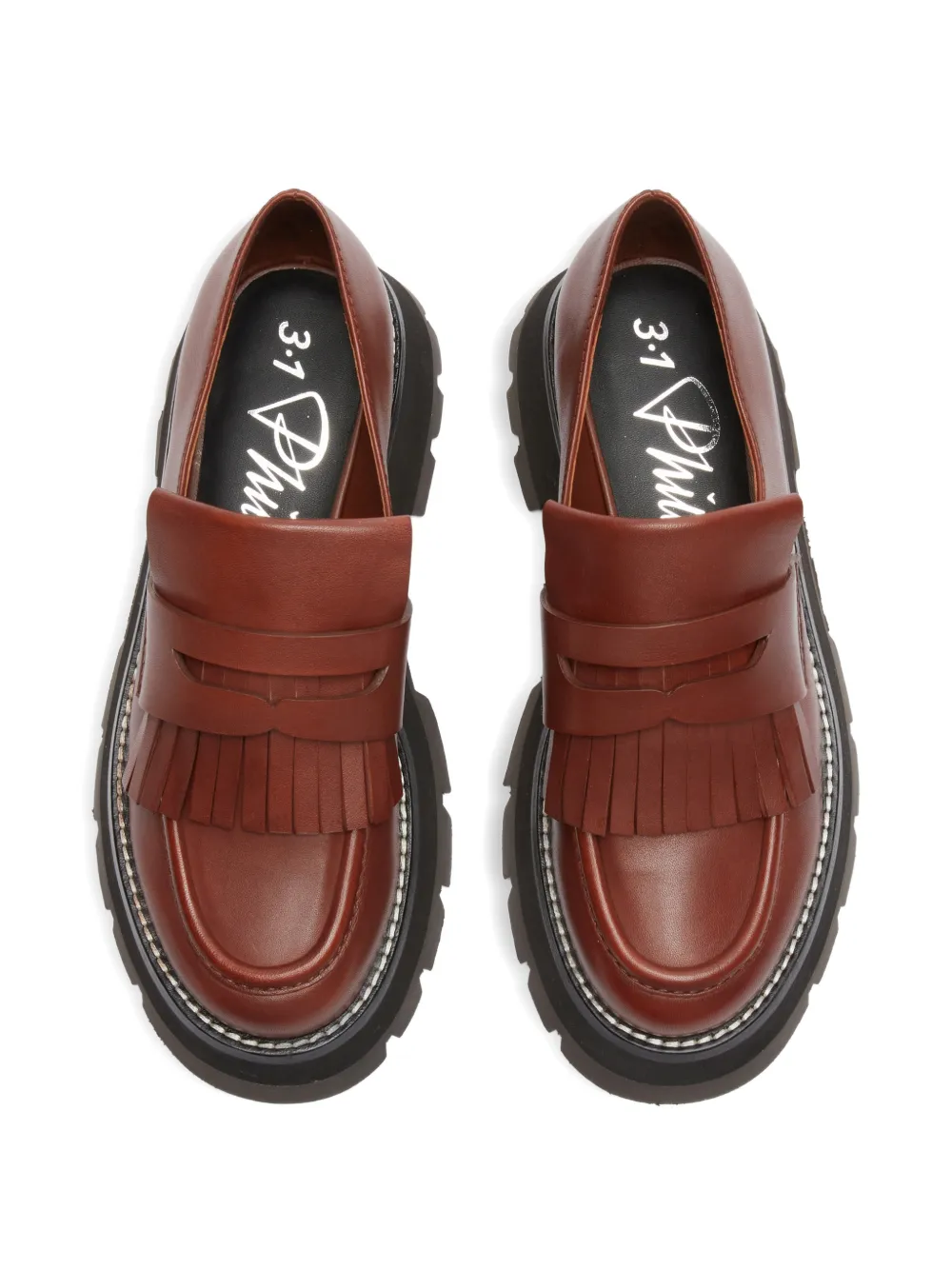 3.1 Phillip Lim Kate leather loafers Bruin