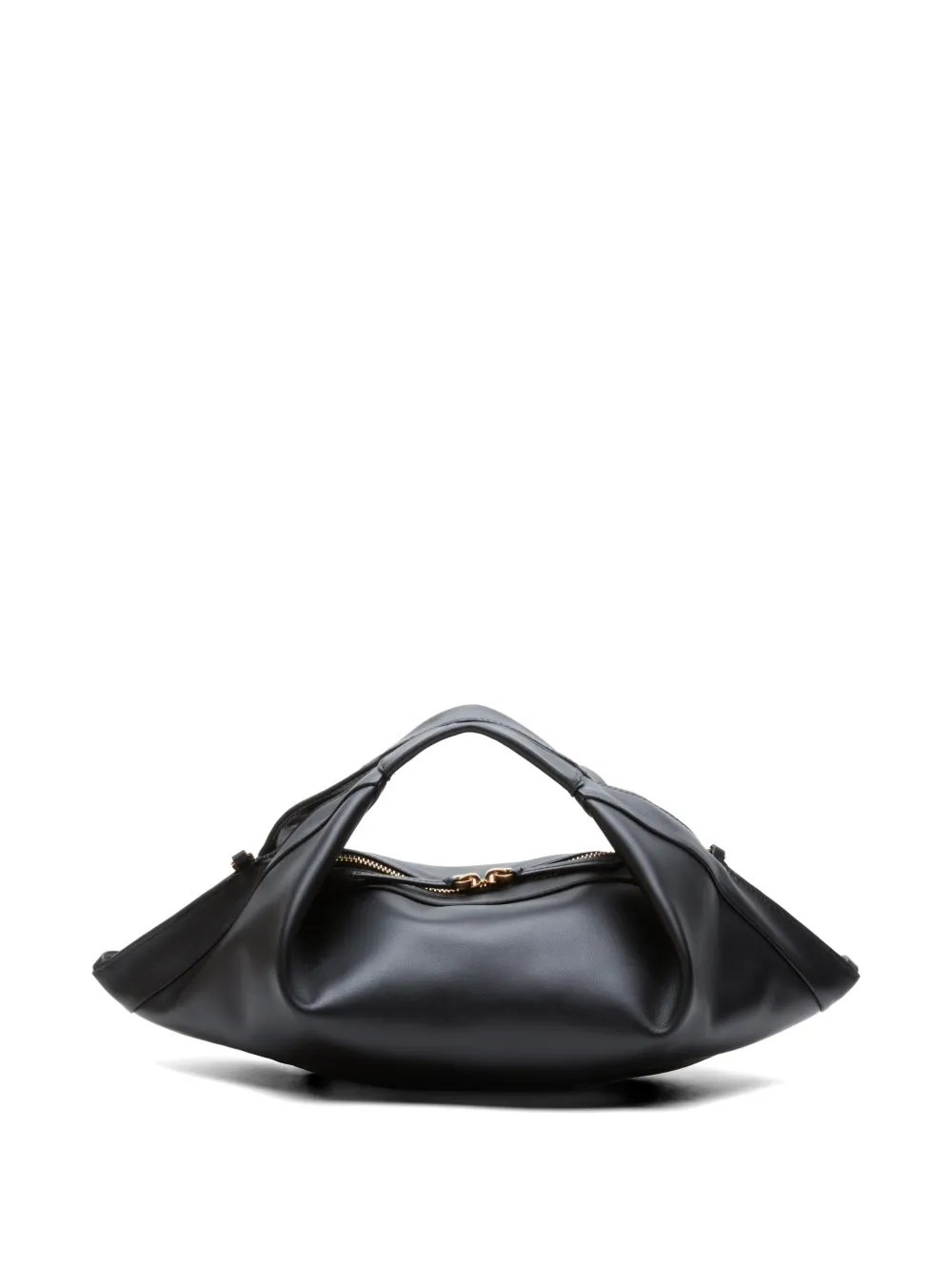3.1 Phillip Lim Luna leren mini-shopper Zwart