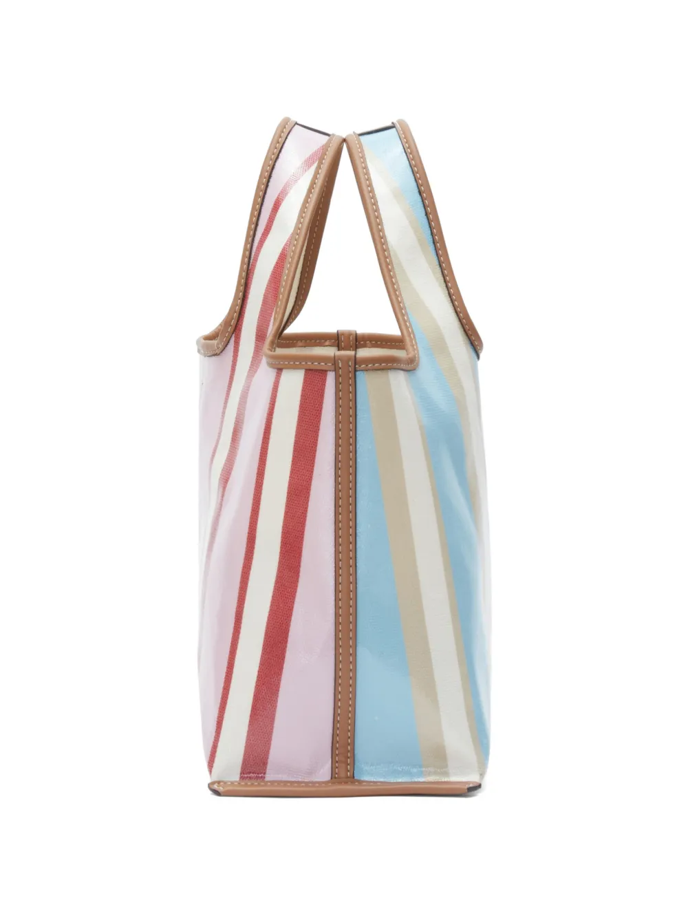 3.1 Phillip Lim Gestreepte mini-shopper Blauw