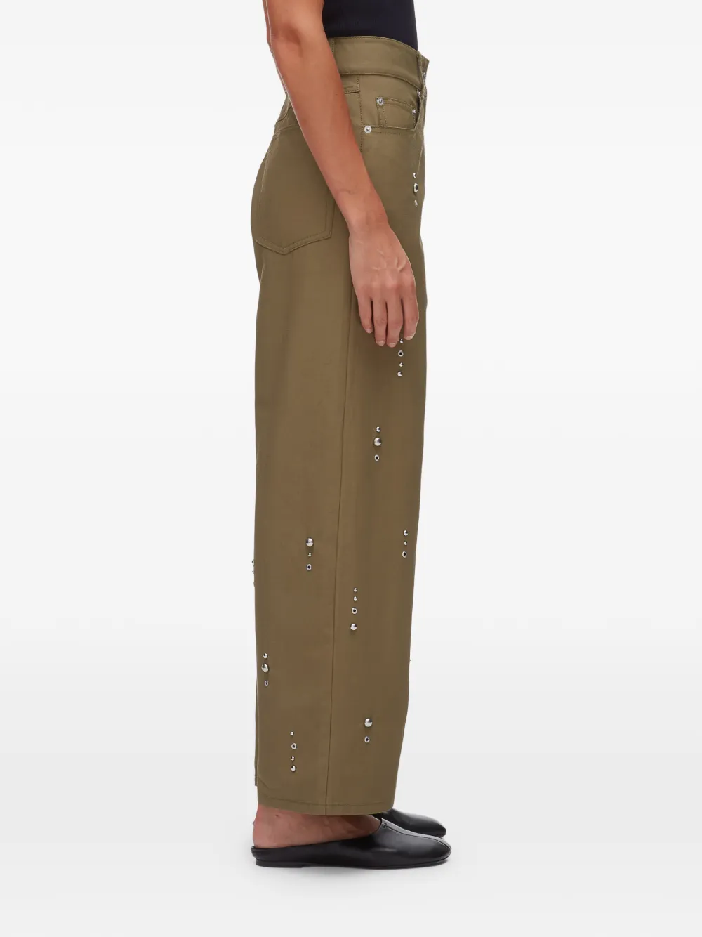 3.1 Phillip Lim Broek met studs Groen