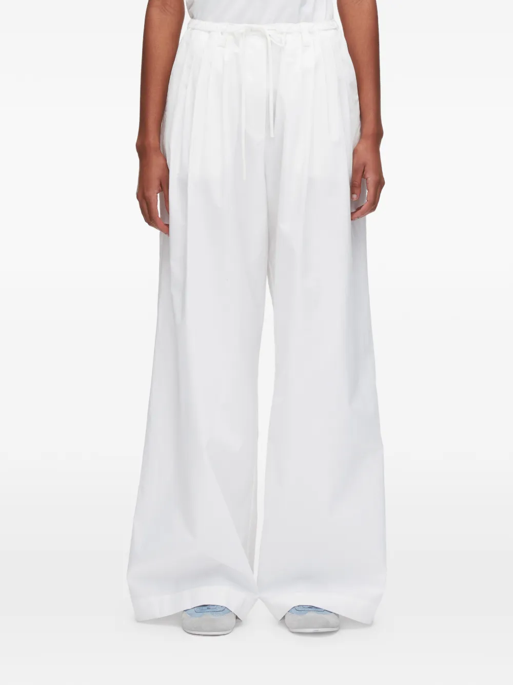  3.1 Phillip Lim Drawstring Wide-leg Trousers - White 
