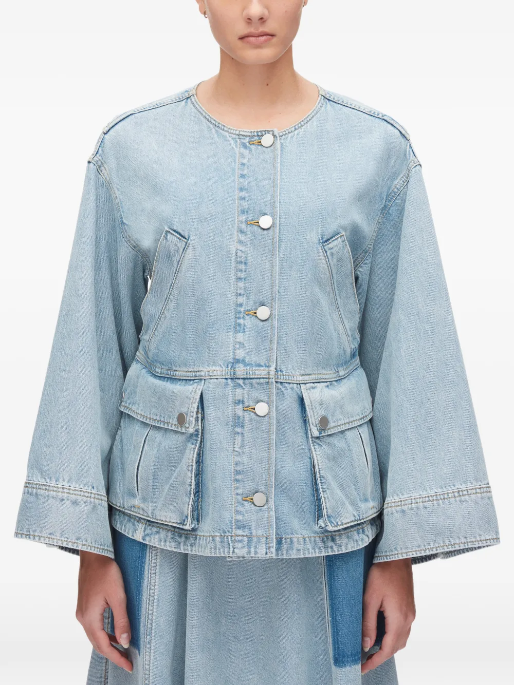  3.1 Phillip Lim Flap-pocket Jacket - Blue 