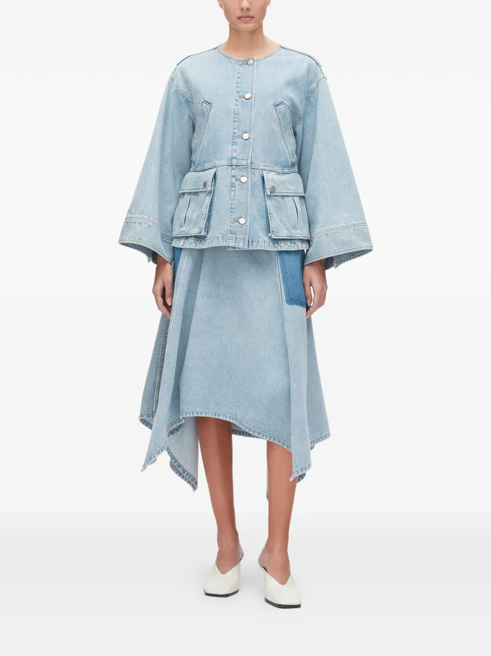  3.1 Phillip Lim Flap-pocket Jacket - Blue 